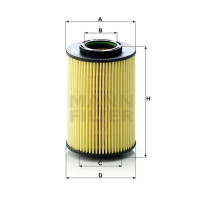 Фильтр масляный MANN-FILTER HU 822/5 X